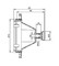DKC / ДКС Коробка потолочная для заливки в бетон, 2 ввода ф25мм, 2 ввода ф20мм, полипропилен - 1