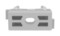 DKC / ДКС Держатель-клипса быстрого монтажа, для крепления труб, ф20мм, пластик, RAL 7035 - 2