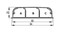 DKC / ДКС In-Liner Front Кабель-канал (плинтус) 90/3x25.0мм, с крышкой, ПВХ, белый RAL 9010, (цена за 1 метр) - 1