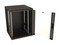 Hyperline Шкаф настенный 19-дюймовый (19"), 22U, 1086x600х600мм, стеклянная дверь с перфорацией по бокам, ручка с замком, цвет черный (RAL 9004) (разобранный) - 3