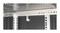 Hyperline Шкаф настенный 19-дюймовый (19"), 22U, 1098x600х450мм, стеклянная дверь с перфорацией по бокам, ручка с замком, с возможностью установки на ножки (в комплекте), цвет серый (RAL 7035) (разобранный) - 4