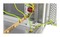 Hyperline Шкаф настенный 19-дюймовый (19"), 22U, 1098x600х450мм, стеклянная дверь с перфорацией по бокам, ручка с замком, с возможностью установки на ножки (в комплекте), цвет серый (RAL 7035) (разобранный) - 7