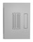 Hyperline Шкаф настенный 19-дюймовый (19"), 6U, 367x600х300мм, стальная дверь, несъемные стенки, 1 пара профилей, цвет серый (RAL 7035) (собранный) - 3