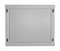 Hyperline Шкаф настенный 19-дюймовый (19"), 6U, 367x600х300мм, стальная дверь, несъемные стенки, 1 пара профилей, цвет серый (RAL 7035) (собранный) - 2
