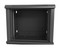 Hyperline Шкаф настенный 19-дюймовый (19"), 6U, 367x600х300мм, перфорированная стальная дверь, несъемные стенки, 1 пара профилей, цвет черный (RAL 9005) (собранный) - 2