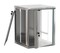 Hyperline Шкаф настенный 19-дюймовый (19"), 6U, 367x600х450мм, стеклянная дверь с перфорацией по бокам, ручка с замком, цвет серый (RAL 7035) (разобранный) - 2