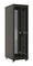 Hyperline Шкаф напольный 19-дюймовый, 42U, 2055x800х1200 мм (ВхШхГ), передняя и задняя распашные перфорированные двери (75%), ручка с замком, крыша нового типа, цвет черный (RAL 9004) (разобранный) - 3
