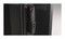 Hyperline Шкаф напольный 19-дюймовый, 42U, 2055x800х1200 мм (ВхШхГ), передняя и задняя распашные перфорированные двери (75%), ручка с замком, цвет черный (RAL 9005) (разобранный) - 2