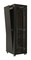 Hyperline Шкаф напольный 19-дюймовый, 42U, 2055x600х600 мм (ВхШхГ), передняя стеклянная дверь со стальными перфорированными боковинами, задняя дверь сплошная, ручка с замком, крыша нового типа, цвет черный (RAL 9004) (разобранный) - 1