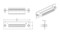 Hyperline Панель для FO-19BX с 12 LC адаптерами, 12 волокон, многомод OM3/OM4, 120x32 мм, адаптеры цвета аква (aqua) - 1