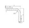 DKC / ДКС Поворот труба-труба 90°, номинальный ф16мм, IP67, толщина стенки 1мм, из нержавеющей стали AISI 304 - 1