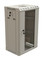 Hyperline Шкаф настенный 10'', 12U, 649,5х390х300, уст. размер 254 мм, со стеклянной дверью, открывающиеся стенки, возможность установки вентилятора, цвет серый (RAL 7035) (собранный) - 7