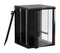 Hyperline Шкаф настенный 19-дюймовый (19"), 6U, 367x600х450мм, стеклянная дверь с перфорацией по бокам, ручка с замком, цвет черный (RAL 9004) (разобранный) - 37
