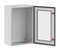 DKC / ДКС Навесной шкаф серии ST,с прозрачной дверью, 600х400х250мм (ВхШхГ), с монтажной панелью, IP65, использование вне помещений, цвет серый RAL 7035 - 19
