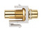 Hyperline Вставка формата Keystone Jack с проходным адаптером RCA (белый), Hex. type, gold plated, ROHS, белая - 39