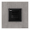DKC / ДКС Выключатель одноклавишный в стену, "Черный квадрат", Avanti - 40