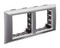 DKC / ДКС Рамка-суппорт серебристый металлик для In-liner Front, 4 модуля, Avanti - 28