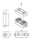 Hyperline Проходной адаптер (coupler), Dual IDC, категория 5e, 4 пары, экранированный - 14