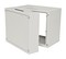 ZPAS Шкаф настенный 19-дюймовый (19"), серия SD2, 6U, 337x600х500, двухсекционный, со стеклянной дверью, цвет серый (RAL 7035) (SD-106) (собранный) - 68