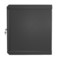 Hyperline Шкаф настенный 19-дюймовый (19"), 9U, 500x600х450мм, перфорированная стальная дверь, несъемные стенки, 1 пара профилей, цвет черный (RAL 9005) (собранный) - 112