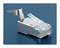 Hyperline Разъем RJ-45(8P8C) под витую пару, категория 6/6A (50 µ"/ 50 микродюймов), экранированный, универсальный (для одножильного и многожильного кабеля), для толстых жил 1.35-1.5 мм (с оболочкой), со вставкой, (10 шт) - 46