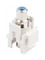 Hyperline Вставка формата Keystone Jack с проходным адаптером RCA (синий), D type, ROHS, белая - 46