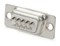 Hyperline Разъем D-SUB, 9 контактов, папа (male), под пайку - 47