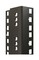 Hyperline 19'' монтажный профиль высотой 18U, для шкафов TTR, TTB, цвет черный RAL9005 (2 шт. в комплекте) - 71