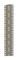 Hyperline 19'' монтажный профиль высотой 37U, для шкафов TTR, TTB, цвет серый RAL7035 (2 шт. в комплекте) - 72