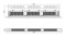 Hyperline Патч-панель высокой плотности 19", 0.5U, 24 порта RJ-45, категория 6, Dual IDC - 72