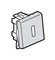 LEGRAND 79212 Переключатель 2-х позиционный, 2М, с подсветкой, алюминиевый, Mosaic - 24