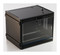 Hyperline Шкаф настенный 19-дюймовый (19"), 27U, 1316x600х600мм, стеклянная дверь с перфорацией по бокам, ручка с замком, с возможностью установки на ножки (в комплекте), цвет черный (RAL 9004) (разобранный) - 96
