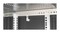 Hyperline Шкаф настенный 19-дюймовый (19"), 18U, 908x600х450мм, стеклянная дверь с перфорацией по бокам, ручка с замком, цвет серый (RAL 7035) (разобранный) - 143