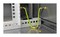 Hyperline Шкаф настенный 19-дюймовый (19"), 18U, 908x600х450мм, стеклянная дверь с перфорацией по бокам, ручка с замком, цвет серый (RAL 7035) (разобранный) - 144