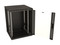 Hyperline Шкаф настенный 19-дюймовый (19"), 15U, 787x600х600мм, стеклянная дверь с перфорацией по бокам, ручка с замком, с возможностью установки на ножки (в комплекте), цвет черный (RAL 9004) (разобранный) - 95