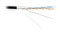 Hyperline (UTP2-C5E-SOLID-SW-OUTDOOR-40) (куски) Кабель витая пара, неэкранированная U/UTP, категория 5, 2 пары (24 AWG), одножильный (solid), с металлическим тросом, внешний, PE, -40°C – +60°C, черный - 48