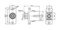 Hyperline Проходной адаптер SC-FC, SM (для одномодового кабеля), корпус пластмассовый, (синий) - 24
