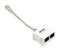 Hyperline Разветвитель RJ-45 4Pr.T568A/T568B -> 2 x 2Pr.10BASE-T - 125