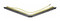 Hyperline Модульная патч-панель 19", 24 порта, угловая, 1U, для экранированных и неэкранированных модулей Keystone Jack, со съемными панелями, с задним кабельным организатором (без модулей) - 221