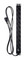 Hyperline Блок розеток для 19" шкафов, горизонтальный, 9 розеток Schuko (10A), 250В, кабель питания 3х1.0мм2, длина 2.5 м, с вилкой IEC 320 C14, 482.6x44.4x44.4мм (ДхШхВ) - 49
