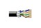 Belden (305 м) Кабель для сетей Industrial Ethernet, категория 5e, серия DataTuff®, 4x2x24 AWG (0,51 мм) F/UTP, спаянные пары, одножильный (solid), для внутренней/внешней прокладки, маслостойкий PVC (UV), -25°С - + 75°С, черный (цена за 1 м) - 25