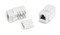 Hyperline Вставка Keystone Jack, RJ-12(6P6C), 110 IDC, заделка с помощью NE-TOOL, белая - 121