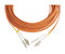 Hyperline Патч-корд волоконно-оптический (шнур) MM 62.5/125, LC-LC, 2.0 мм, duplex, LSZH, 15 м - 50