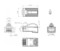 Hyperline Разъем легкой оконцовки RJ-45 (8P8C) под витую пару, язычек Arch, категория 6 (50 µ"/ 50 микродюймов), экранированный, универсальный (для одножильного и многожильного кабеля) (100 шт.) - 25