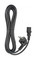 Hyperline Кабель питания компьютера (Schuko+C13) (3x1.0), 10A, угловая вилка, 5м, цвет черный - 25