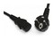 Hyperline Кабель питания компьютера (Schuko+C13) (3x0.75), 10A, угловая вилка, 1.8 м, цвет черный - 25