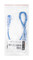 Hyperline Кабель питания монитор-компьютер IEC 320 C13 - IEC 320 C14 (3x0.75), 10A, прямая вилка, 1 м, цвет синий - 25