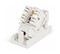 Hyperline Розетка (вставка) 45x22,5 (аналог Mosaic) с наклонным модулем RJ-45 категории 6 - 73