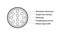 Hyperline (UTP10-C3-SOL-26AWG-IN-PVC-GY) Кабель витая пара, неэкранированная U/UTP, категория 3, 10 пар (26 AWG), одножильный (solid), PVC, –20°C - +60°C, серый - 25