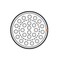 Hyperline (UTP25-C3-SOL-26AWG-IN-PVC-GY) Кабель витая пара, неэкранированная U/UTP, категория 3, 25 пар (26 AWG), одножильный (solid), PVC, –20°C – +60°C, серый - 25